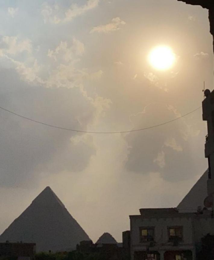 Asma Pyramids View Hotell Kafret el-Gabal Eksteriør bilde